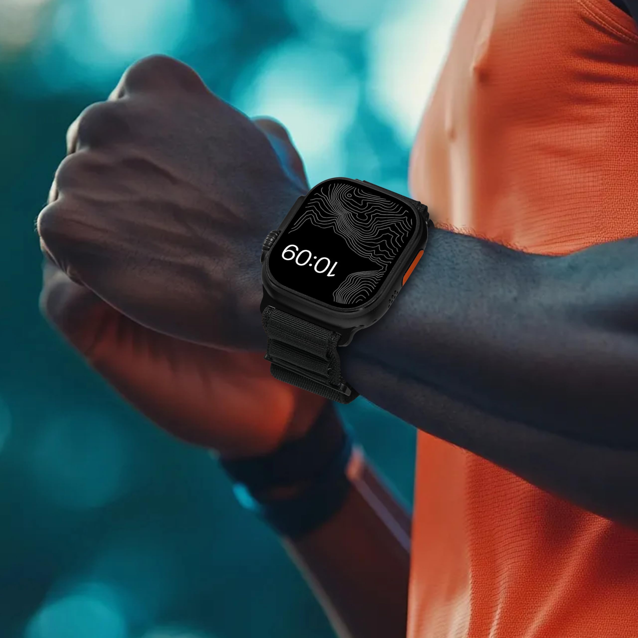 Amazon.com: Alpine Nylon Sport Bands Compatible with Apple Watch